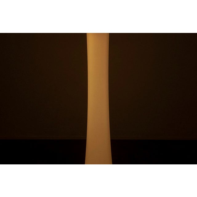 Biconic Floor Lamp in Opal Glass, in Very Good conditions. Designed 1980 to 1989 European Plug (up to 250V).The wiring of...