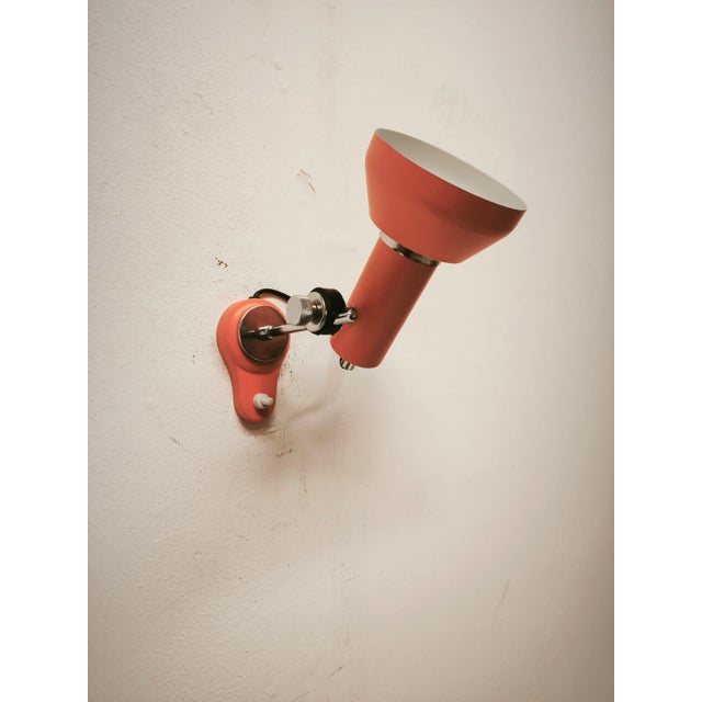 Adjustable Spotlight with Push Button Switch, 1970s For Sale - Image 6 of 14