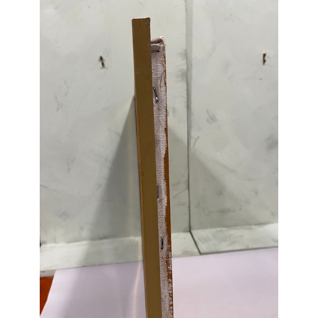 1970s Original Naive Surreal Study of Italian Toys Oil Painting in 22k Frame Signed For Sale - Image 10 of 10