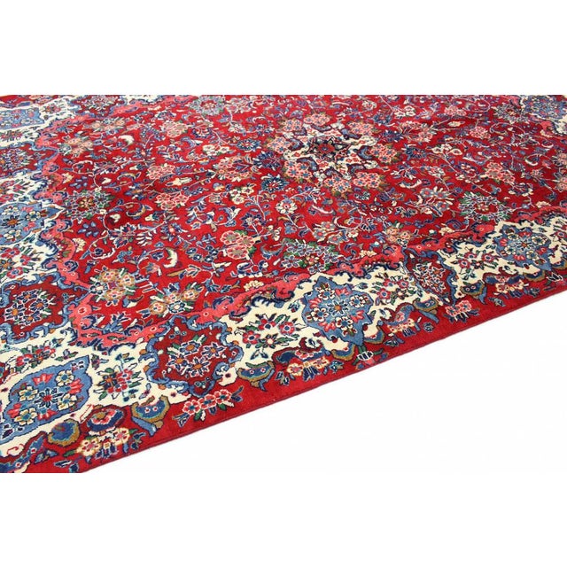 Middle Eastern Hand-Knotted Rug For Sale - Image 6 of 7