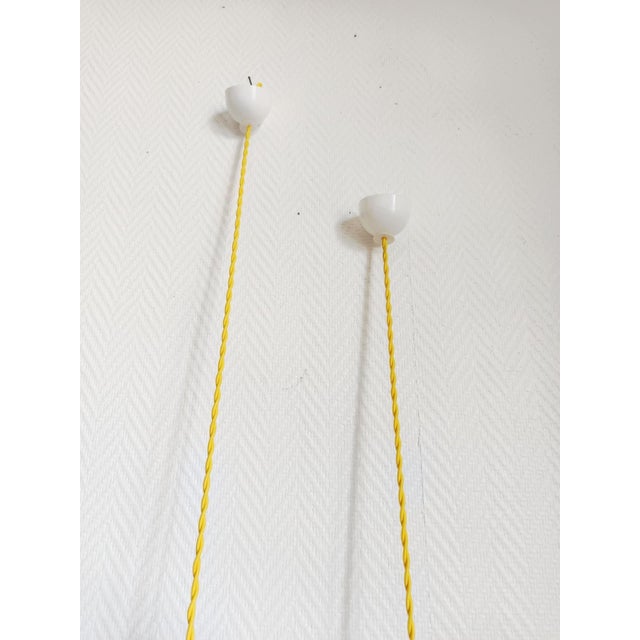 Gold Art Deco Pendant Lights, 1930s, Set of 2 For Sale - Image 8 of 10