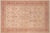 Tan Shabby Chic Floral 1990's Pak-Persian Tan/Red Wool Rug - 6'1'' X 9'1'' For Sale - Image 8 of 9