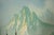 Blue Bob Ross Style Original Signed Mountain River Landscape Oil Painting in Carved Wood Frame For Sale - Image 8 of 16