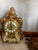 Up for consideration is a beautiful vintage resin seashell nautical standing clock. This would look lovely in your home,...