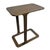 Modern cast aluminum end table with a warm antiqued brass finish. Its sculptural cantilever silhouette offers a refined...