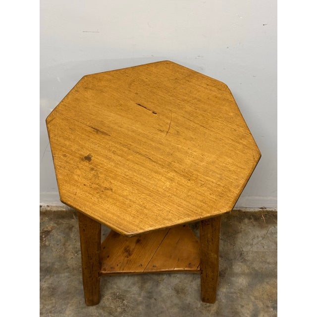 19th Century English Pine Cricket Table For Sale - Image 4 of 9