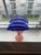 Kralik Glassworks Vintage Czech Kralik Fan Vases *Set of 2* [Pink & Cobalt Blue] For Sale - Image 4 of 5