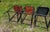Vintage Set of 6 Black Leather Seats Bar Stools 1970s Mid Century Modern For Sale - Image 12 of 18