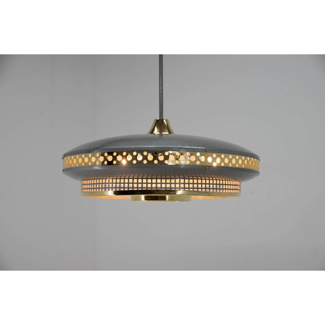 Space Age Mimtal Pendant by Ludib Bratislava, Czechoslovakia, 1960s For Sale - Image 10 of 12