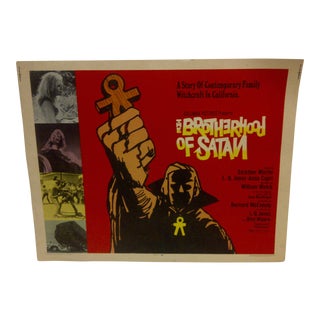 1971 Vintage Movie Poster of "The Brotherhood of Satan" For Sale