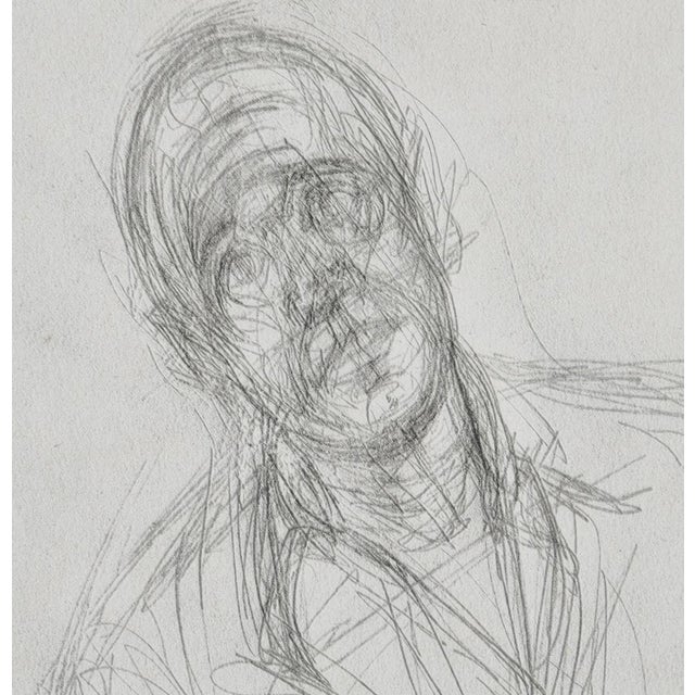 1960s Alberto Giacometti, Portrait of Jean Gênet, 1963, Original Lithograph For Sale - Image 5 of 9
