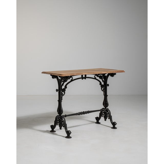 Victorian Cast Iron Bistro Table, Antique, United Kingdom, Circa 1900 For Sale - Image 10 of 18