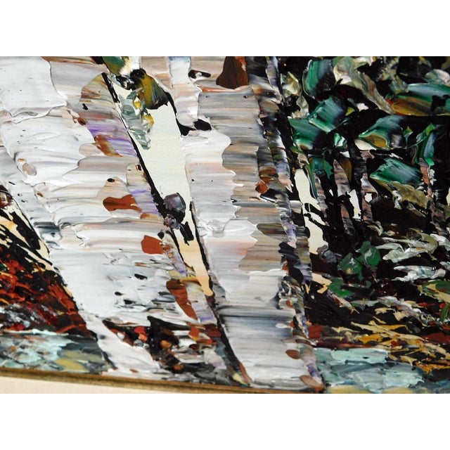 Share Maya Eventov "Dawn's Glow I" Original Oil on Canvas Custom Framed Hand Signed For Sale In Denver - Image 6 of 7