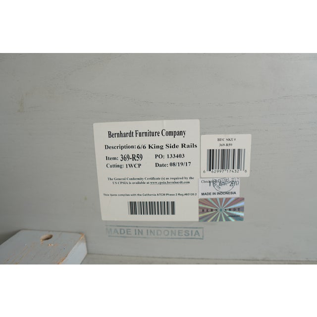 Bernhardt Palma Fabric King Canopy Bed For Sale - Image 12 of 12