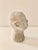 Modern Contemporary Faux Stone Gray Head Sculpture For Sale - Image 4 of 8