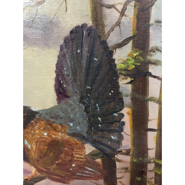 Impressionist 1960s Oil Painting Early Bird Evgeny Adolfovich Kibrik For Sale - Image 3 of 8