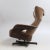 Leather Amanda Armchair with Ottoman from Brunstad Møbler, 1990s For Sale - Image 6 of 10