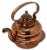 This Really is an Exceptionally Nice Large Size Antique American Copper & Brass Tea Kettle. Circa Late 19th Century. It is...