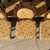 Mid-Late 20th Century Vintage Rococo Revival Carved Accent Chairs in Yellow-Gold Floral Damask - 8 Pieces For Sale - Image 9 of 12