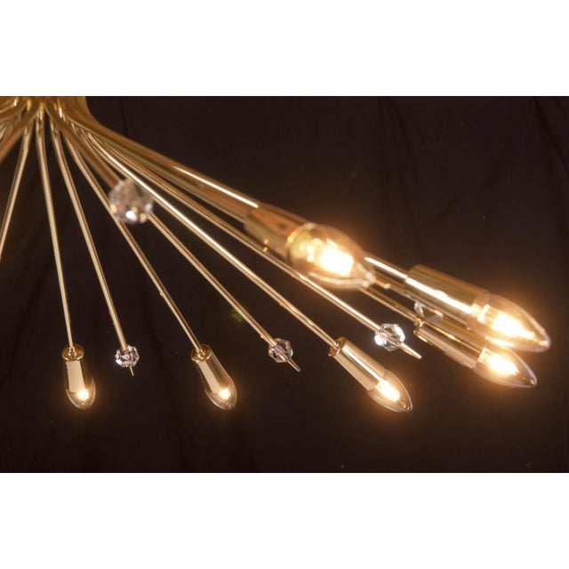 Kalmar Austrian Stella Chandelier by J. T. Kalmar, 1950s For Sale - Image 4 of 10