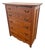 Antique Five Drawer Dresser Chest Mission Arts & Crafts Quarter Sawn Tiger Oak For Sale