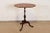 Baker Furniture Style Georgian Mahogany Tilt-Top Pedestal Tea Table or Occasional Side Table For Sale - Image 14 of 14