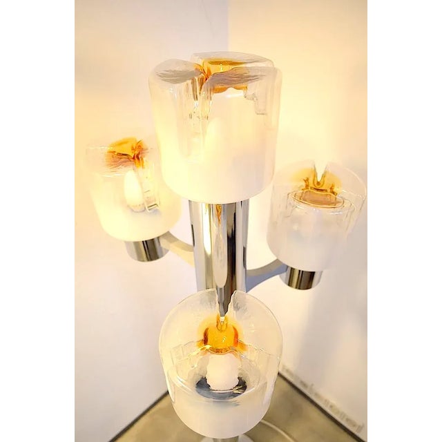 Floor Lamp by Gaetano Sciolari for Mazzega, 1960s For Sale - Image 3 of 8