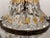 Vintage Bronze Crystal Basket Chandelier, 1960s For Sale - Image 10 of 12