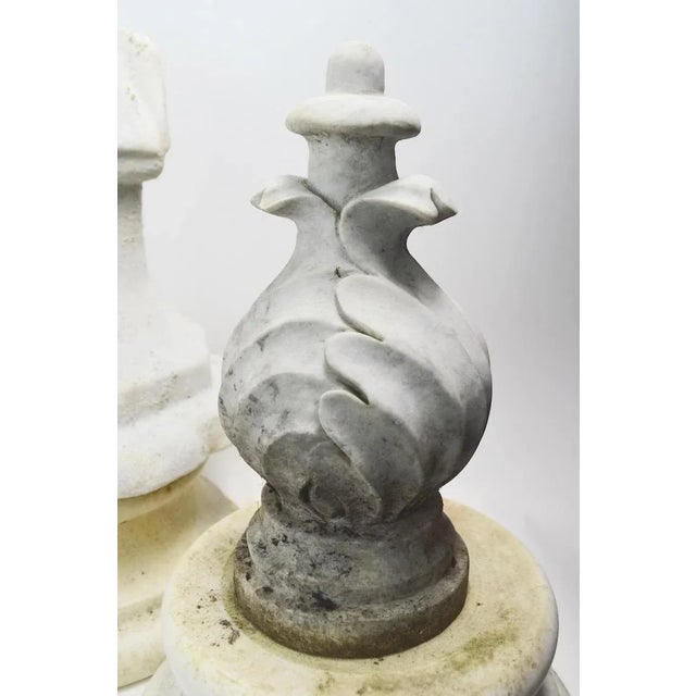 Group of Architectural Garden Marble Fragments For Sale - Image 4 of 7