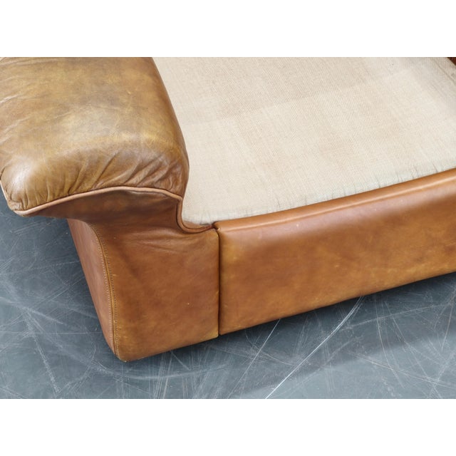 Cognac Buffalo Leather Lounge Armchairs from Arcon Italia, 1970s, Set of 2 For Sale - Image 14 of 18