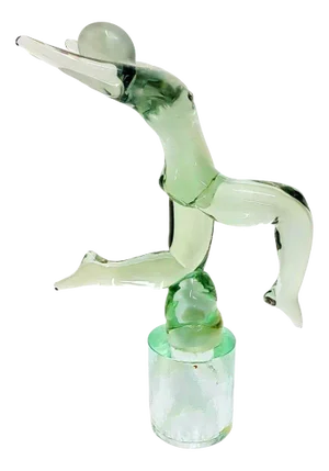 Murano Glass Sculpture by Renato Anatrà for Venier, 1970s