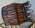 Burnt Umber Late 20th-Century Handcrafted Pencil Bamboo "Looped Crown" Rim Cachepot / Planter Basket For Sale - Image 8 of 18