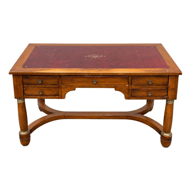 19th Century French Empire Style Mahogany Desk For Sale