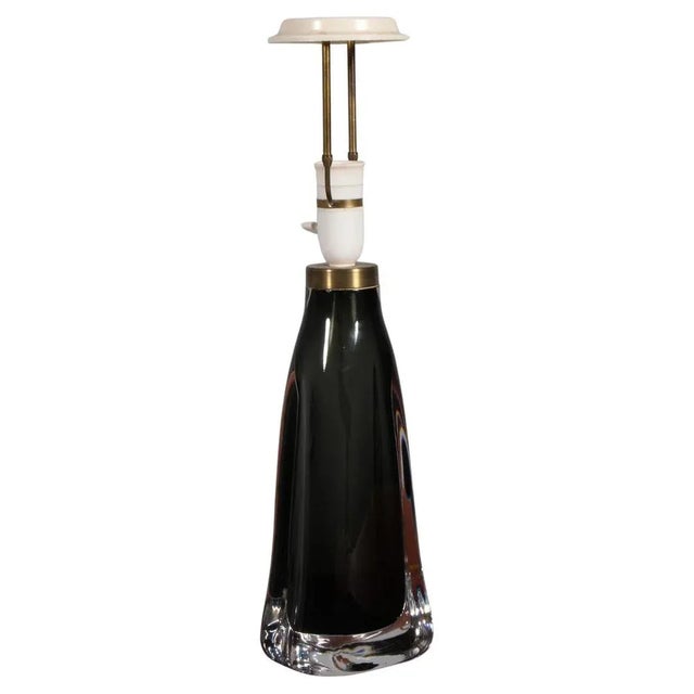 Table Lamp attributed to Carl Fagerlund for Orrefors, 1960s For Sale - Image 9 of 9