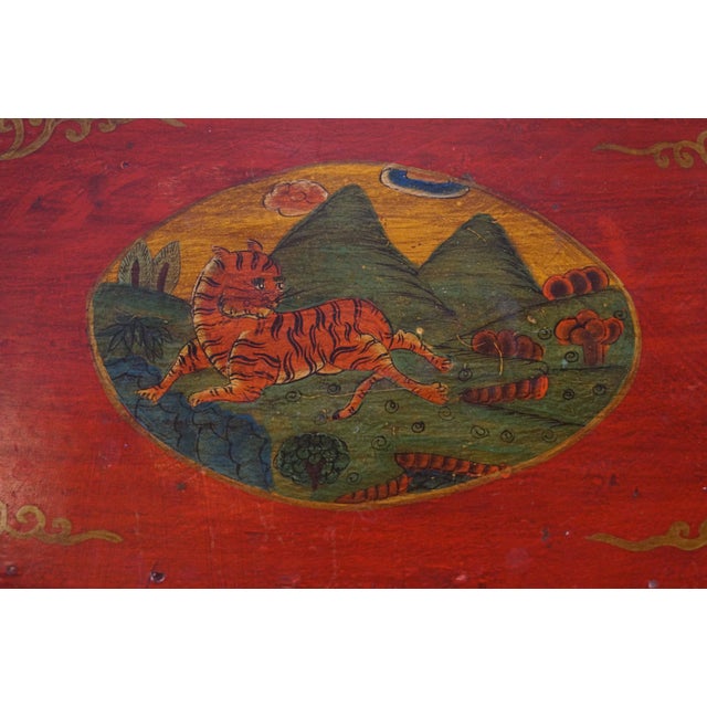 Early 20th Century Tibetan Meditation Altar Table For Sale - Image 12 of 13