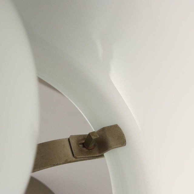 Metal Erse Lamp in Metal and Milk Glass by Vico Magistretti for Artemide For Sale - Image 7 of 9