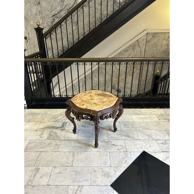 Late 20th Century Baroque Tortoise Top Table For Sale - Image 10 of 11