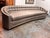 Modern Bespoke Curved Tufted Tuxedo Sofa For Sale - Image 3 of 12