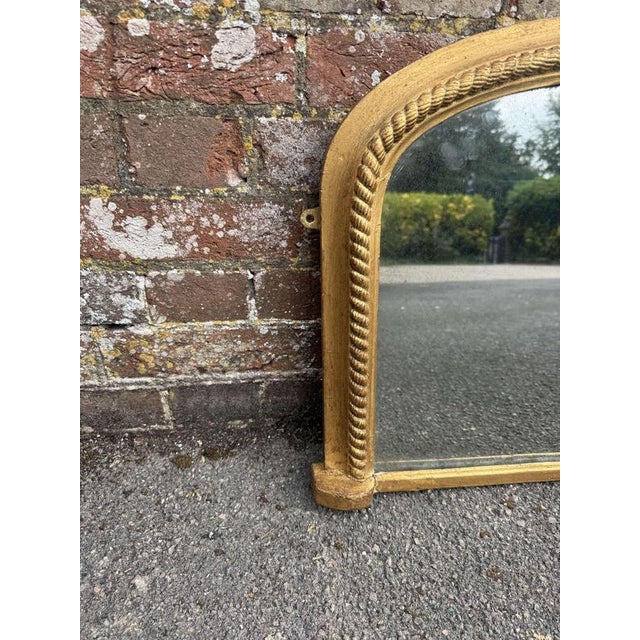 W: 86cm (33.9")h: 50cm (19.7")d: 5cm (2") a delightful good size antique english 19th century carved wood & gesso arched...