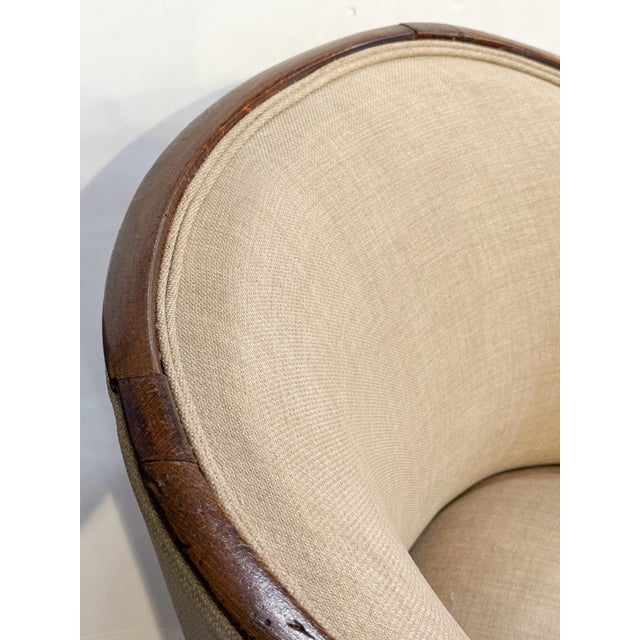 Pair of French Lounge Chairs in the Art Deco Style (Individually Priced) For Sale - Image 13 of 15