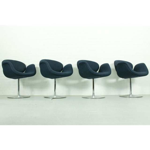 Swivel Little Tulip Dining Chairs by Pierre Paulin for Artifort, 1965, Set of 4 For Sale - Image 6 of 16