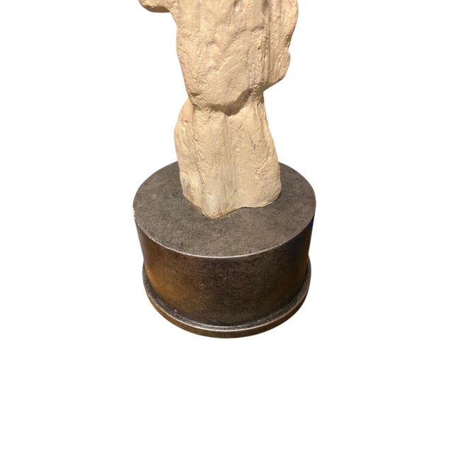 1990s Palecek Table Lamp Faux Stone Rock 33" Coastal Modern Organic Designer Lighting For Sale In San Francisco - Image 6 of 15
