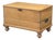 Antique Circa 1900 German Natural Pine Blanket Chest For Sale