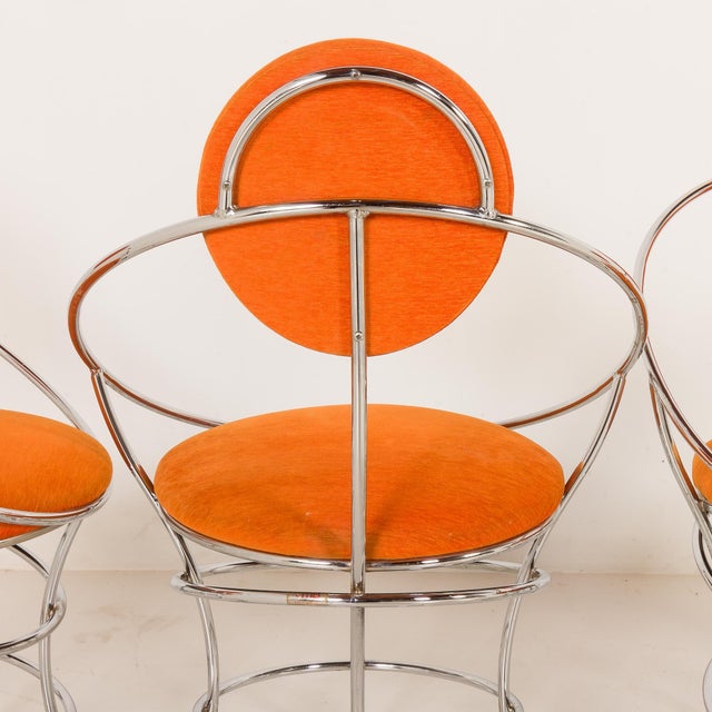 Italian Space Age Dining Table with Chairs by Giotto Stoppino, 1970s, Set of 5 For Sale - Image 18 of 18