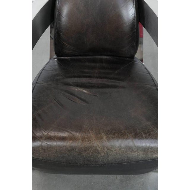Aviator Armchair with Aluminum Frame For Sale - Image 6 of 15