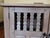 Late 20th Century Ernest Thompson Southwest Pueblo Style Carved Wood Cabinet With Sun Motif For Sale - Image 9 of 15