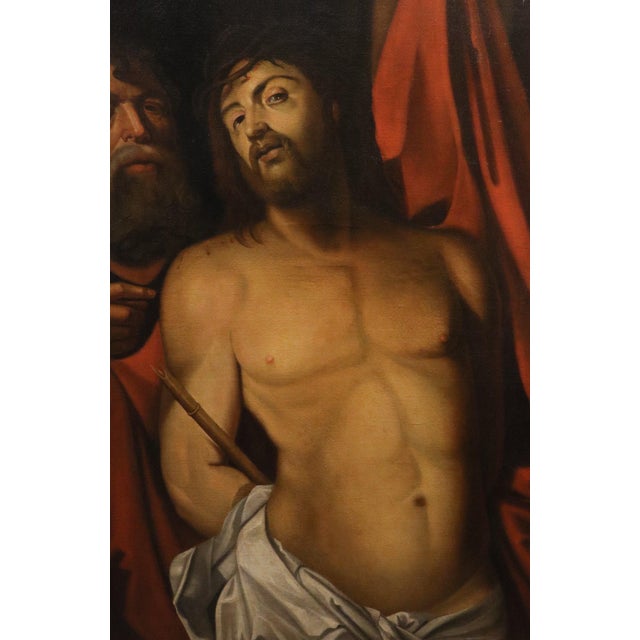 Follower of Rubens, Ecce Homo, 1700, Oil on Canvas For Sale - Image 12 of 16