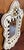 MacKenzie-Childs Doodles Wall Mirror W/ Courtly Check Finial Accent For Sale In Houston - Image 6 of 9