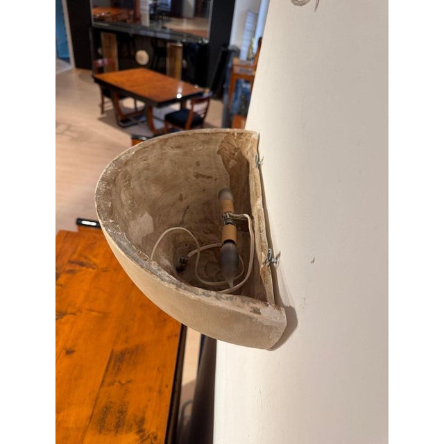 Art Deco Wall Sconces in Patinated Plaster, France, 1925, Set of 3 For Sale - Image 14 of 18