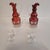 Red Bohemian Oil, Vinegar, Salt, and Pepper Set in Crystal and Silver-Plated Metal from Convoy, Czech Republic, 1940s For Sale - Image 8 of 18